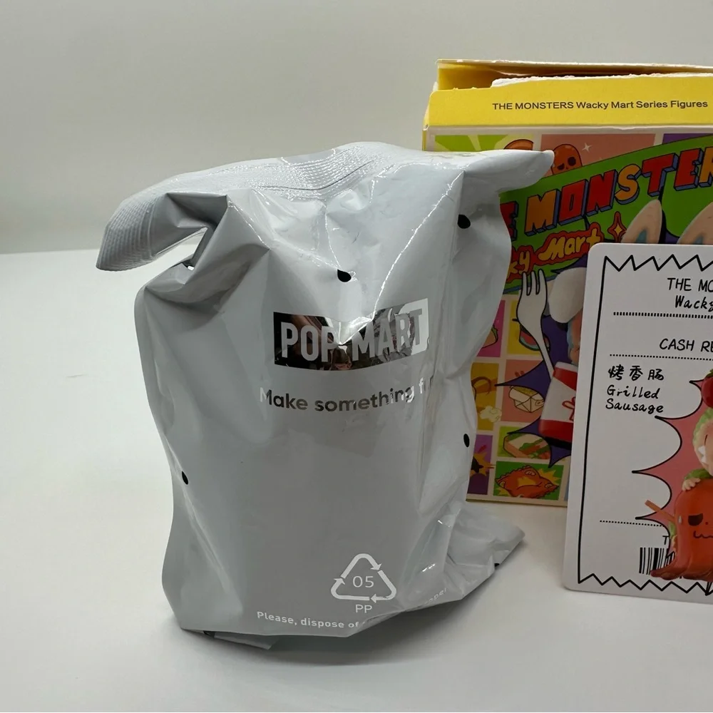 NWT Pop Mart | Wacky Mart Series Figure Confirmed Grilled Sausage Open Box